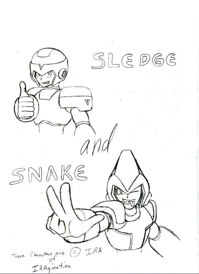 Art by Pulmonox
[url=http://pulmonox.deviantart.com/]Web Site[/url]


Whoah, another Snake and Sledge pic. I don't know why these guys are so popular but I love to get these pics =D

Keywords: snake sledge