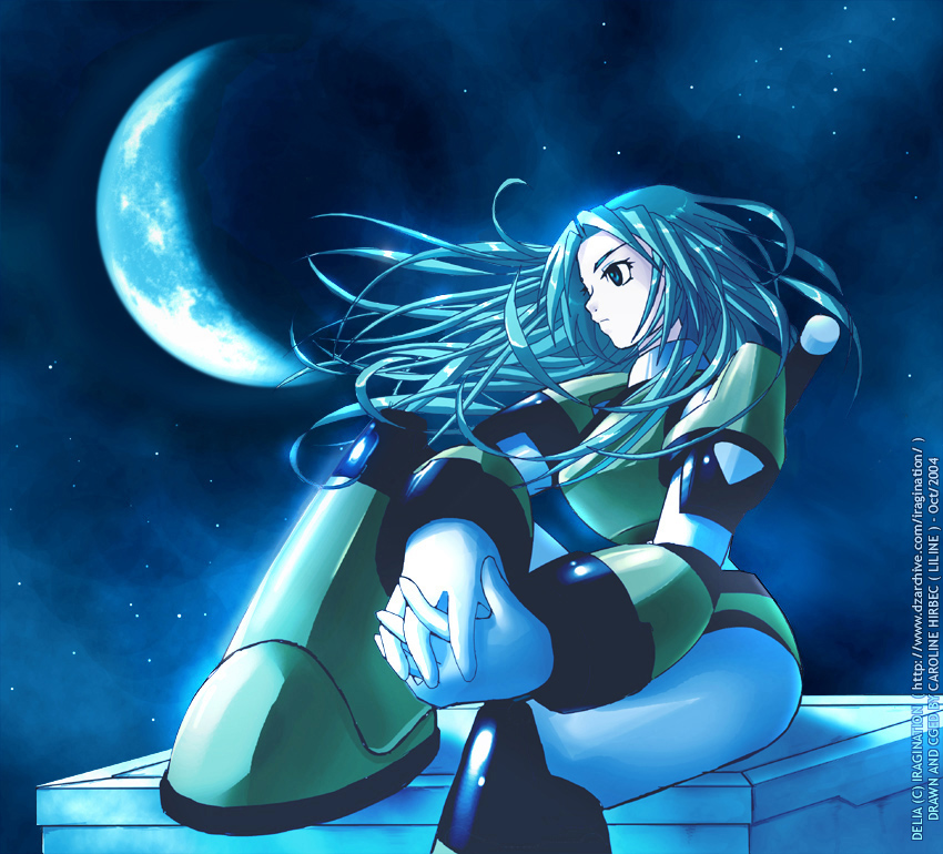 Art by Liline
[url=http://liline.deviantart.com/]Web site[/url] [url=http://liline.sheezyart.com/]Web site[/url]

This is a beautiful illustration Liline sent me for my birthday. I really love the coloring and the way the lights of the moon shine on her armor ;D
Keywords: delia liline guest_fan_art