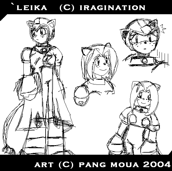 Art by Protogirl
Several cute drawings of Leika with different looks.
Keywords: leika guest_fan_art