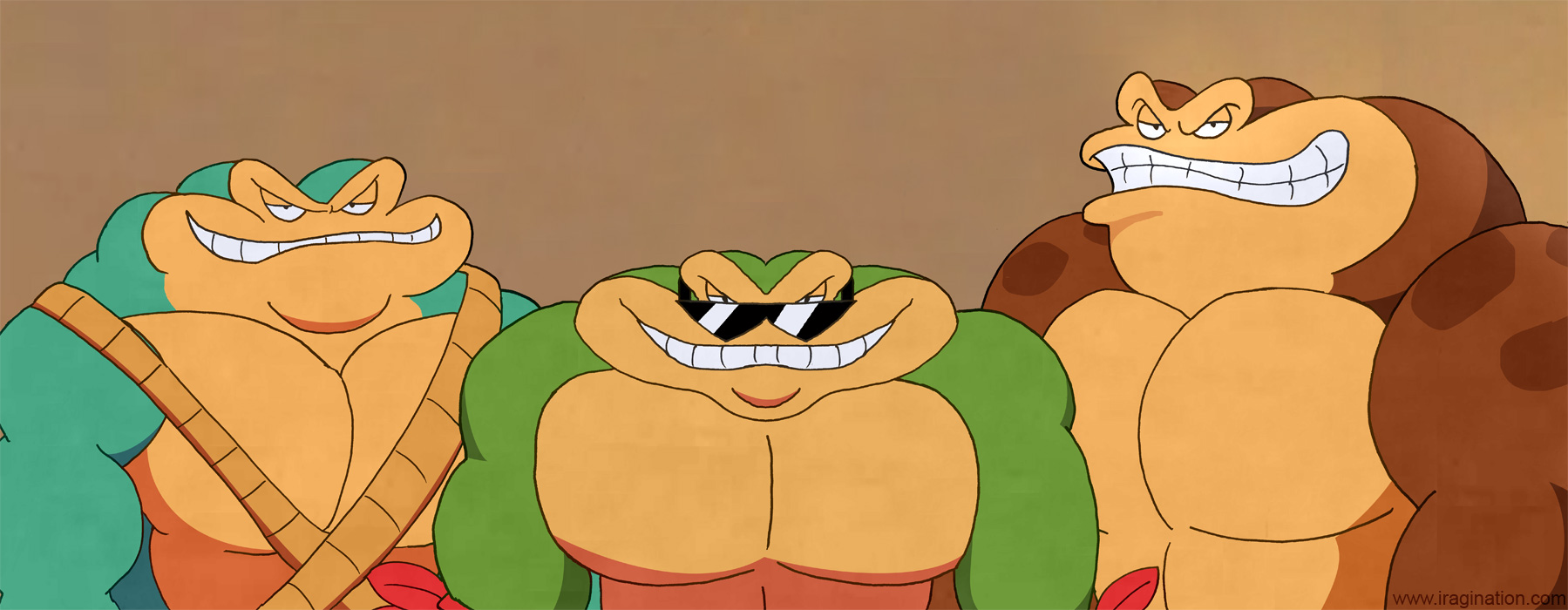 Me and the boys - Battletoads
E3 2019 finally revealed gameplay of the new [url=https://youtu.be/xyJI_uFRZSY]Battletoads game for Xbox One[/url]. While the new art style is not much of my preference, I gave it a shot mixing it a bit with the style of the 90's. Apparently the new game if full hand drawn, which must be a great effort and costly. I can really appreciate that and hopefully the game is good.

For some reason Battletoads never took off as TMNT. I beat the original NES game back then only to find out years later how much of a traumatic experience it was for many players because of its difficulty. I don't know, I guess I had lots of free time back then. It was really difficult, but hilarious at the same time. I remember magazines praising it for its graphics, and it was well deserved. I became a big fan and I was looking forward for new games for years. I also beat Battlemaniacs and Battletoads & Double Dragon. 

Not sure what happened. No comics, no cartoons. There is a [url=https://youtu.be/mtQ_RSF1jYU]cartoon pilot[/url] on Youtube which I find charming today, but back then I might have rejected immediately. I guess I would have expected something less campy, but not with the gore of the [url=https://youtu.be/-LJ7XNtHzdA]arcade game[/url]. Anyway, looking forward to what they do with this new adaptation.

Oh, and for those who love memes here is the [url=https://knowyourmeme.com/memes/me-and-the-boys]source[/url].
Keywords: battletoads