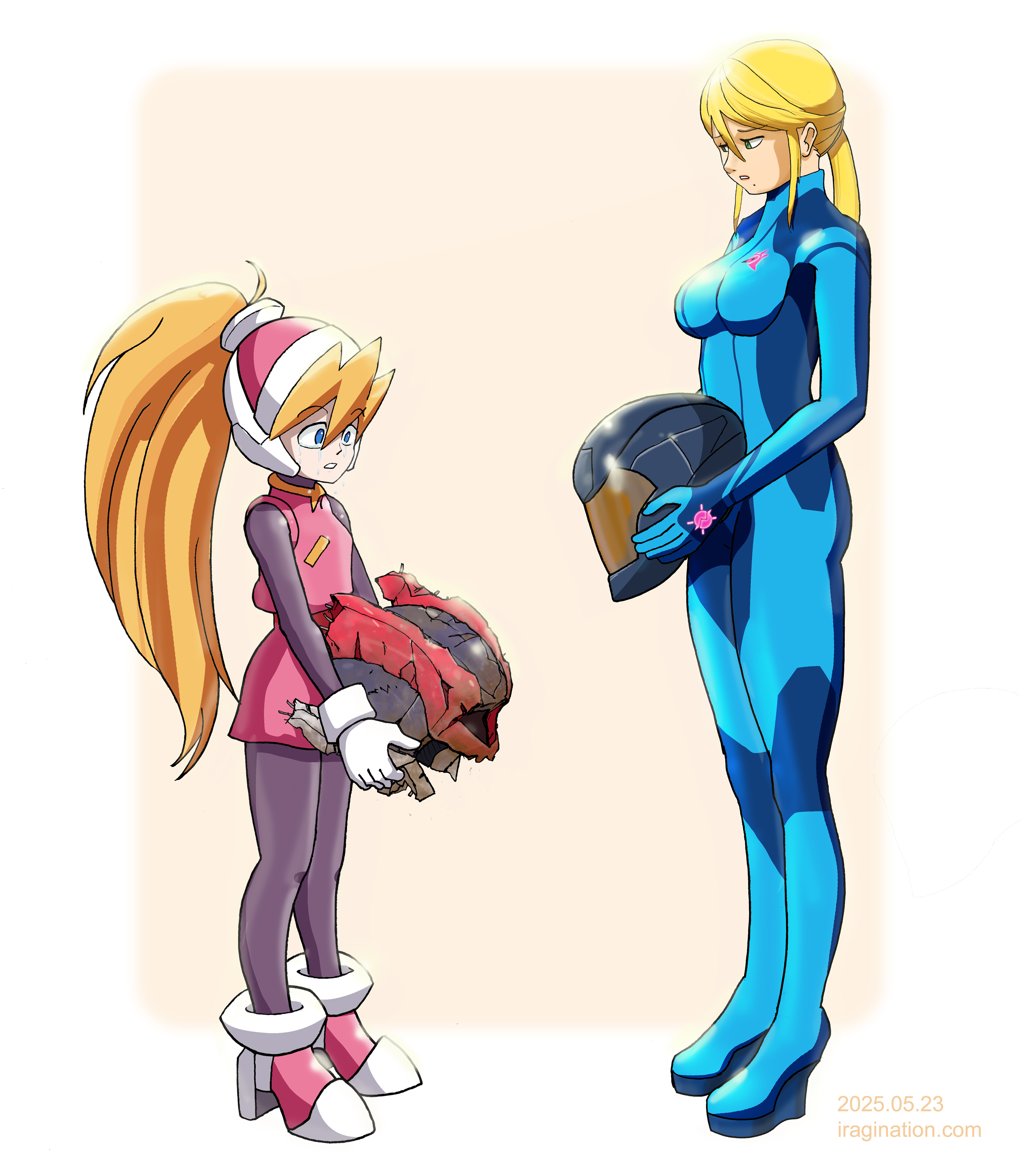 Helmet Girls
Follow up of my [url=https://www.iragination.com/illust/displayimage.php?pid=623]previous post[/url].

Mega Man Zero © CAPCOM. Metroid © Nintendo.


Keywords: ciel samus metroid adam zero