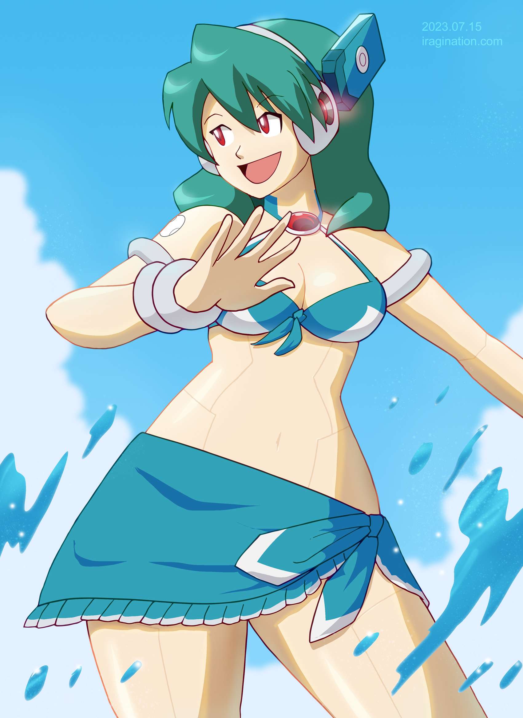 Swimsuit Alia (Azur)
Back in 2021, [b]Megaman X DiVE[/b] released the skin [url=https://www.facebook.com/CAPCOM.RXD/posts/694822597880499/]Swimsuit Alia (Azur)[/url] as a limited reward for the revival of the [b]Summer Vacation for Lord of Snowy Plain[/b] event.

I don’t remember the details, but the condition to get the reward was to get among the top 100 players of the event. I am always amazed by the level of dedication some of these modern games expect from the players. It is okay if you want to make your consumer engagement study, but not at the expense of your player’s sanity. If you expect a player base in the range of several thousand at worst, this is going to require a lot of resources even from a dedicated player. There was no way I would have time to participate so I skipped the trouble.

Fast forward to 2023 and they quietly released the skin on one of the recent summer revival events. And I just played my normal routine to get it. No crazy conditions. So now I have it! I guess a little patience pays off.

Mega Man X DiVE © CAPCOM
Keywords: alia