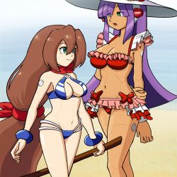 Iris and Layer – Swimsuit Swap