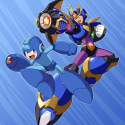 Mega Man and Ultimate Armor X - Rockman X DiVE Collaboration