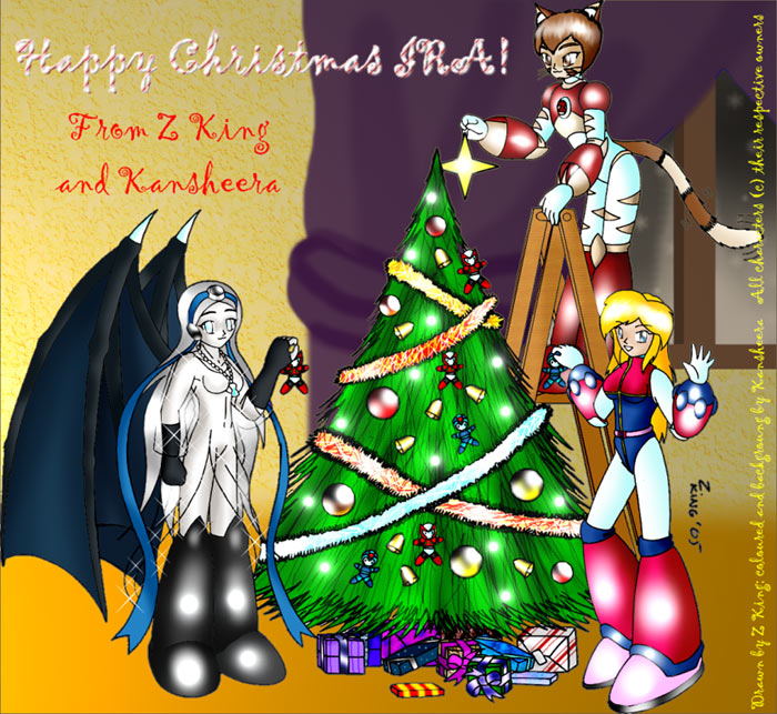 Art by Z.King and Kansheera
[url=http://zkfanart.deviantart.com/]Z.king's gallery[/url]

[url=http://kansheera.deviantart.com/]Kansheera's gallery[/url]

Nice collab, thanks a lot! Merry Christmas!
Keywords: balandra guest_fan_art