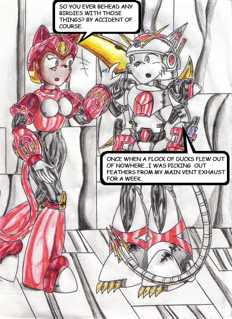 Art by Jaguar2X
[url=http://jaguarcats.deviantart.com/]Website[/url]

Leika and Jaguar. Cat bot meeting =D
Keywords: leika guest_fan_art