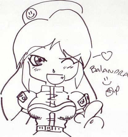 Art by Vegemoon
Oh, the lovely [b]Balandra[/b]. Chibi version again ^^
Keywords: balandra vegemoon 21xx guest_fan_art