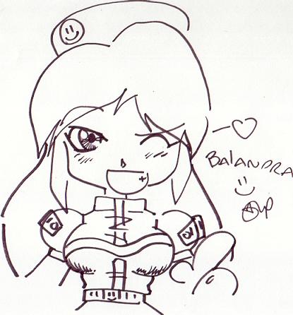 Art by Vegemoon
Oh, the lovely [b]Balandra[/b]. Chibi version again ^^
Keywords: balandra vegemoon 21xx guest_fan_art