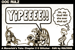 Yippee Delia?
To find out the truth, go read Glitcher's comic chapter 2:
[url=http://glitcher.hunterofthepast.de/viewcomic.php?series=amt_c2_p&pic=1]The Comic[/url]

Discuss here:
[url=https://www.iragination.com/forum/index.php?topic=3417.0]Forum thread[/url]

BTW, I didn't draw this. It's an scene of the comic. Oh, haven't you read it? Then I just spolied you! My bad  ;)
Keywords: andrea aurora delia ambu
