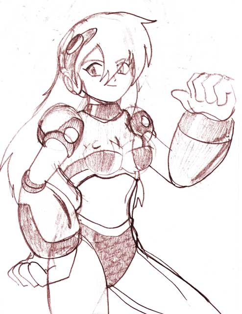 Flamme
By the time Liline finished the first pages of her comic Turn of Power, I did this little sketch of her newly created Flamme. You can download her comic [url=http://perso.wanadoo.fr/liline.artiste/turnofpower.zip]here[/url] though it was not finished yet.
Keywords: flamme liline