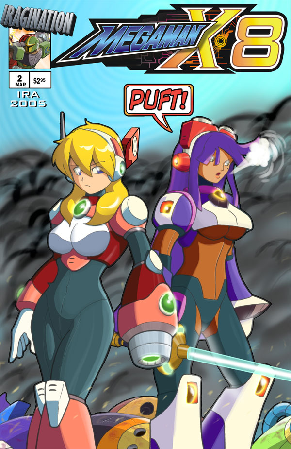 Mega Man X8 Cover - Super Girls
These don't look like your usual damsels in distress.

Mega Man X (C) CAPCOM.
Keywords: alia layer