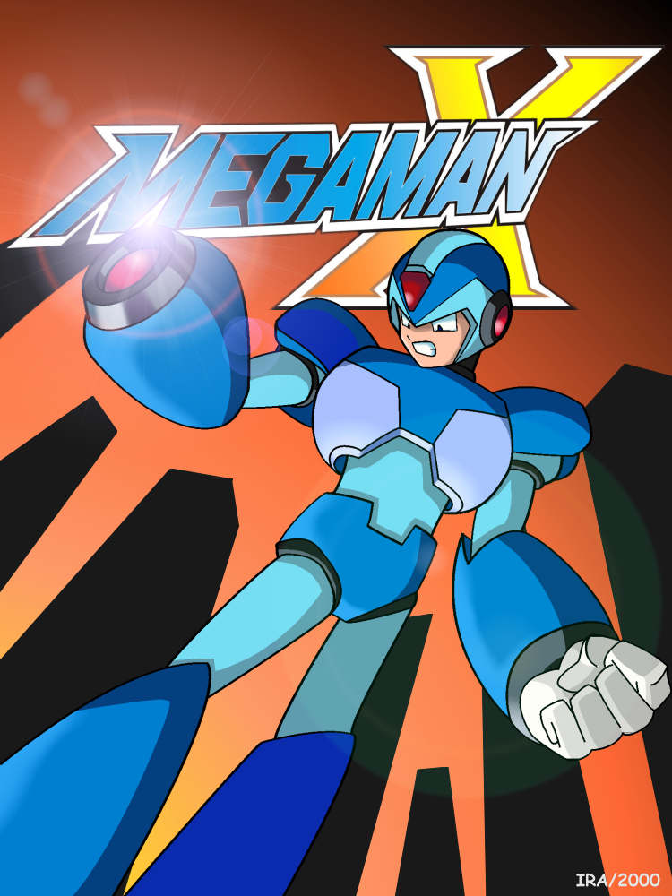 X poster
A poster I made of X from the Mega Man X series.

Mega Man X (C) CAPCOM.
Keywords: x