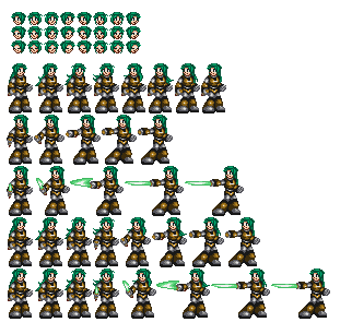 Sprites by Zantetsu
A nice sprite sheet of Delia using her Hunter armor. Click on the animation for the full sheet.

You can see it animated[url=https://www.iragination.com/guest/DeliaSheet.gif] here[/url].
Keywords: delia guest_fan_art
